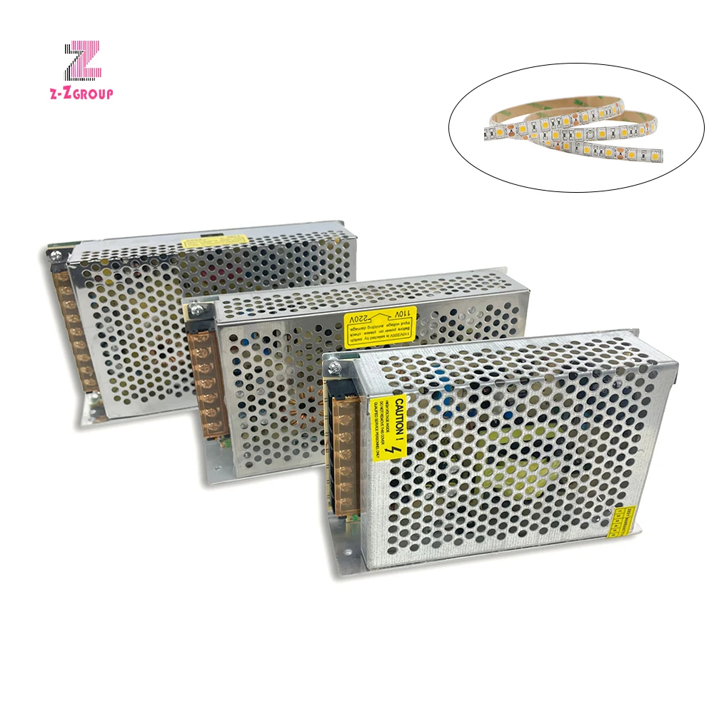 Light Strip Driver Ip20 Power Transformers Switching Smps Manufacturer 24v 12v Led Power Supply