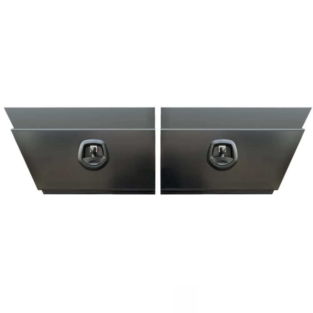 Wholesale Price Durable Aluminum Toolbox Double Tapered Under Tray Tool Box