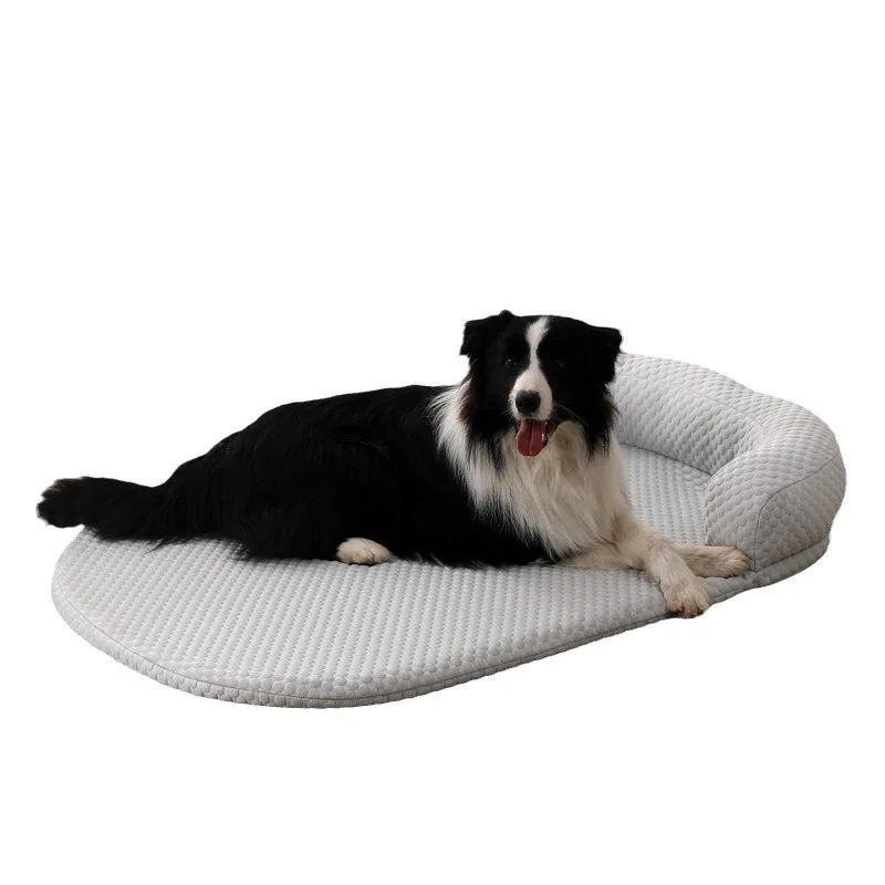 Luxury chew proof fluffy portable waterproof calming washable faux fur large round cat pet bedding dog bed for dogs