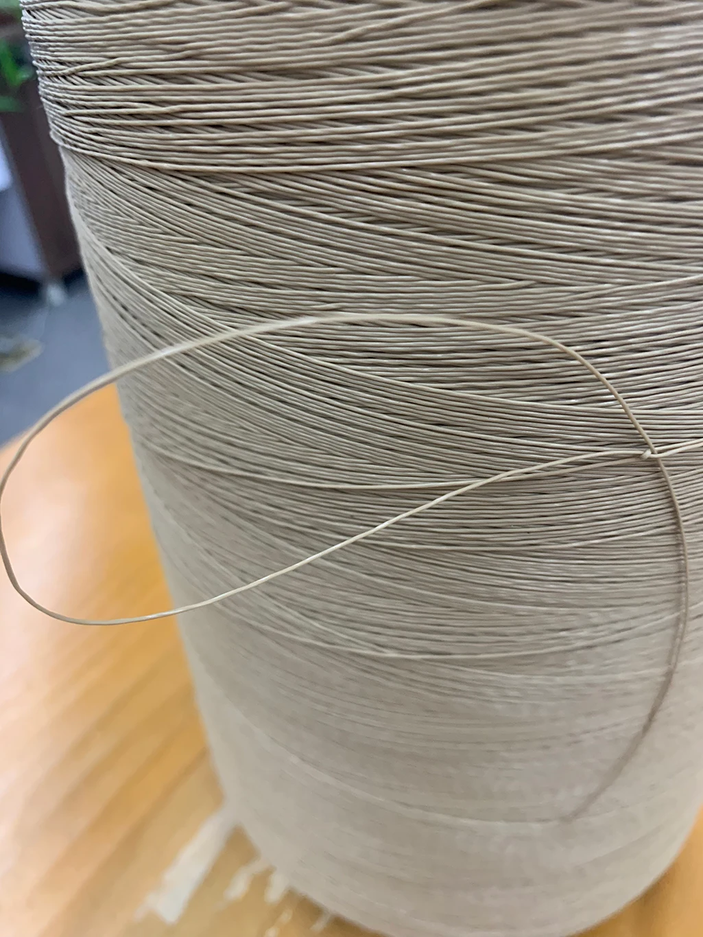 Teslin yarn PVC coated high strength polyester Chenis yarn