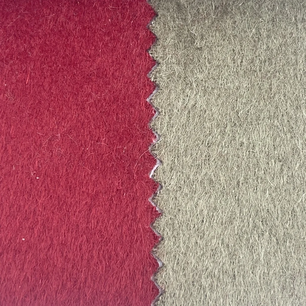 Fabric Manufacturing 100% Wool Plain Overcoat Winter Polar Fleece Fabrics For Clothing ZZH24005