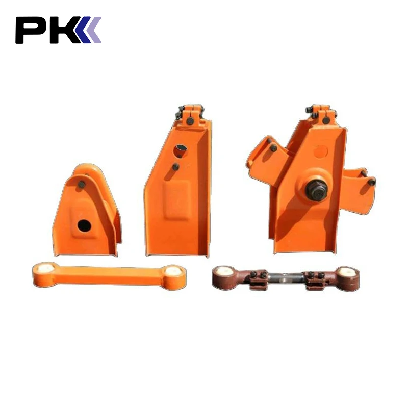 For L1 HJ Hos Type Bogie Trailer Truck Bogie Spring Suspension Axle Super 25T 30T 35T Use 17pcs 19 pcs Leaf Spring