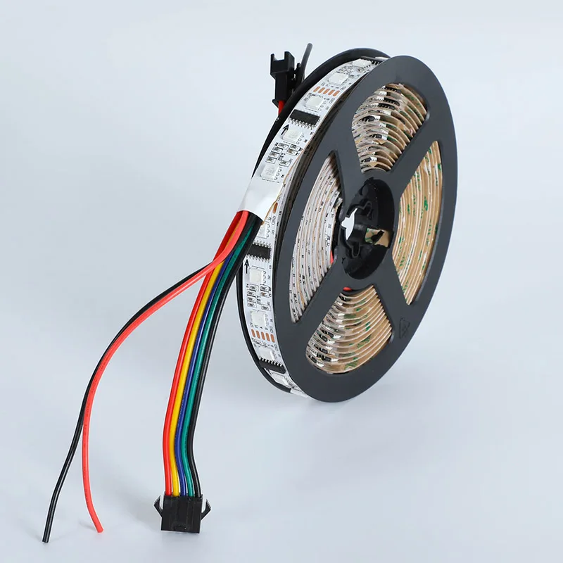 RGBIC USC512C4 60 LEDs Pixel Digital Flexible Tape Waterproof  FPCB DMX Signal 12V 14V LED Strip Light