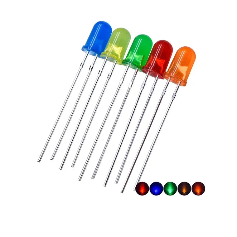 LED manufacturer hot sell T-1 3/4 5mm  760nm 770nm 780nm InGaAs infrared diode as sensor for Color selection and photo therapy