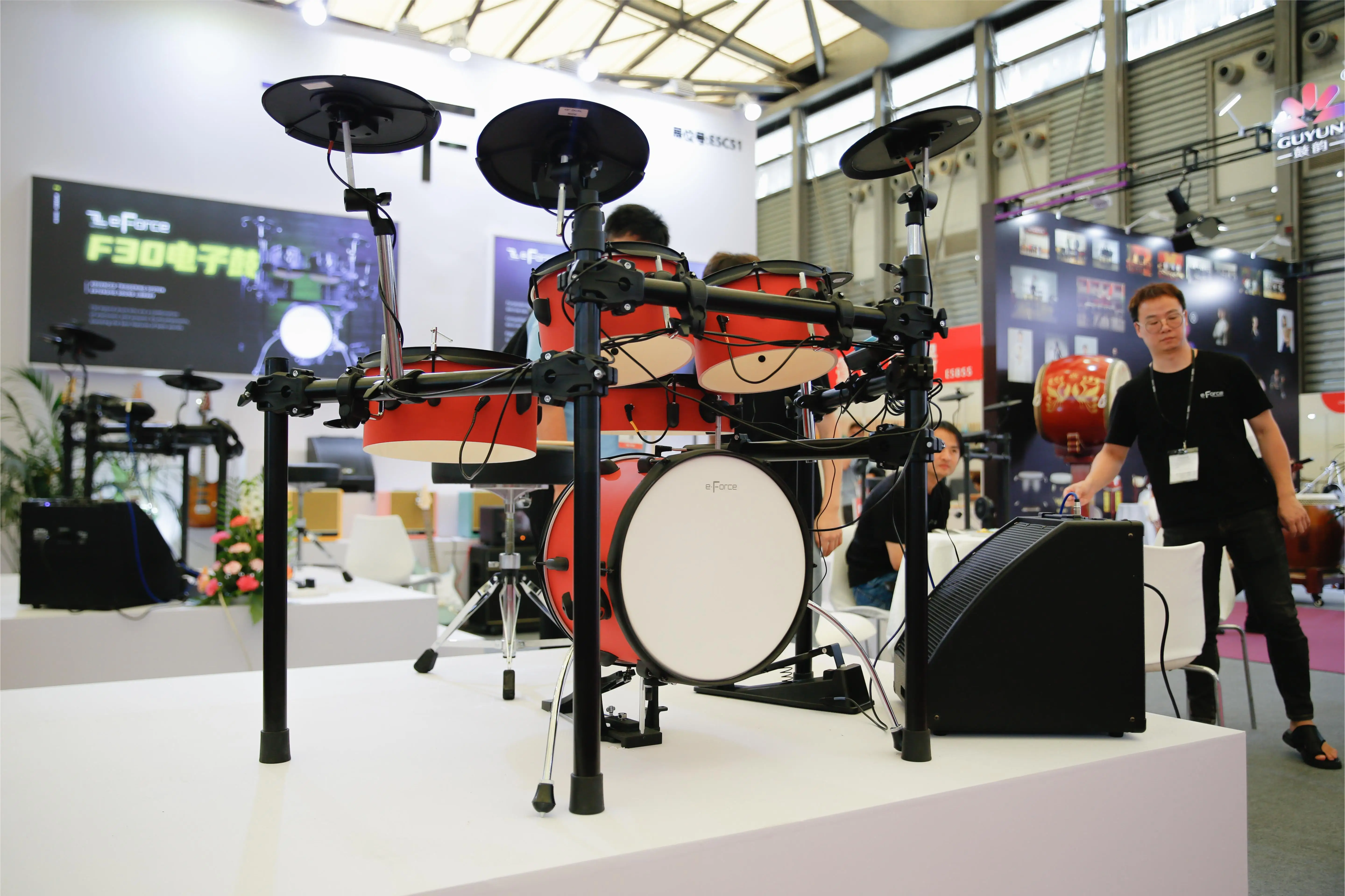 E-FORCE D60BT Powerful Full Frequency Electronic Drum Speaker Drum amplifier