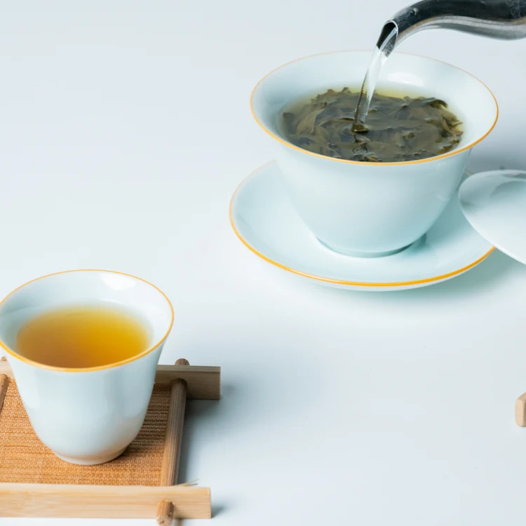 EU Standard Half Gunpowder No.2 High Mountain Green Tea Factory Direct Loose Leaf Chinese Origin Slimming Tea Bag Box Bulk Cup