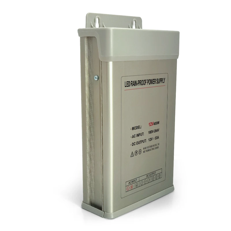 shenzhen 24V LED Industrial AC DC Transformer 200W 300W 360W 400w 12V 30A Rainproof Power supply for medical devices