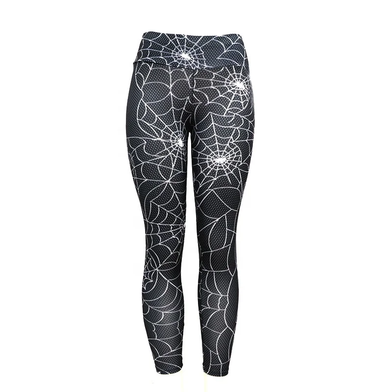 
Character Mardi Gras Leggings De Moda Spiderman Spider Web Printing Womens Yoga Pants 