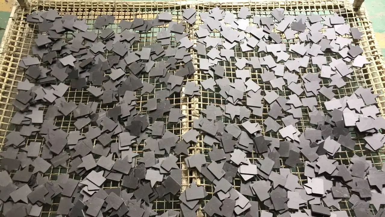 plate accessory 100% Natural Stone cheese marker 6.5 x 6.5 cm slate cheese marker set of 5