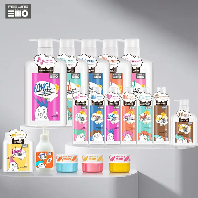 Factory wholesale professional hair shampoo hair products set private label custom logo shampoo and conditioner set for women