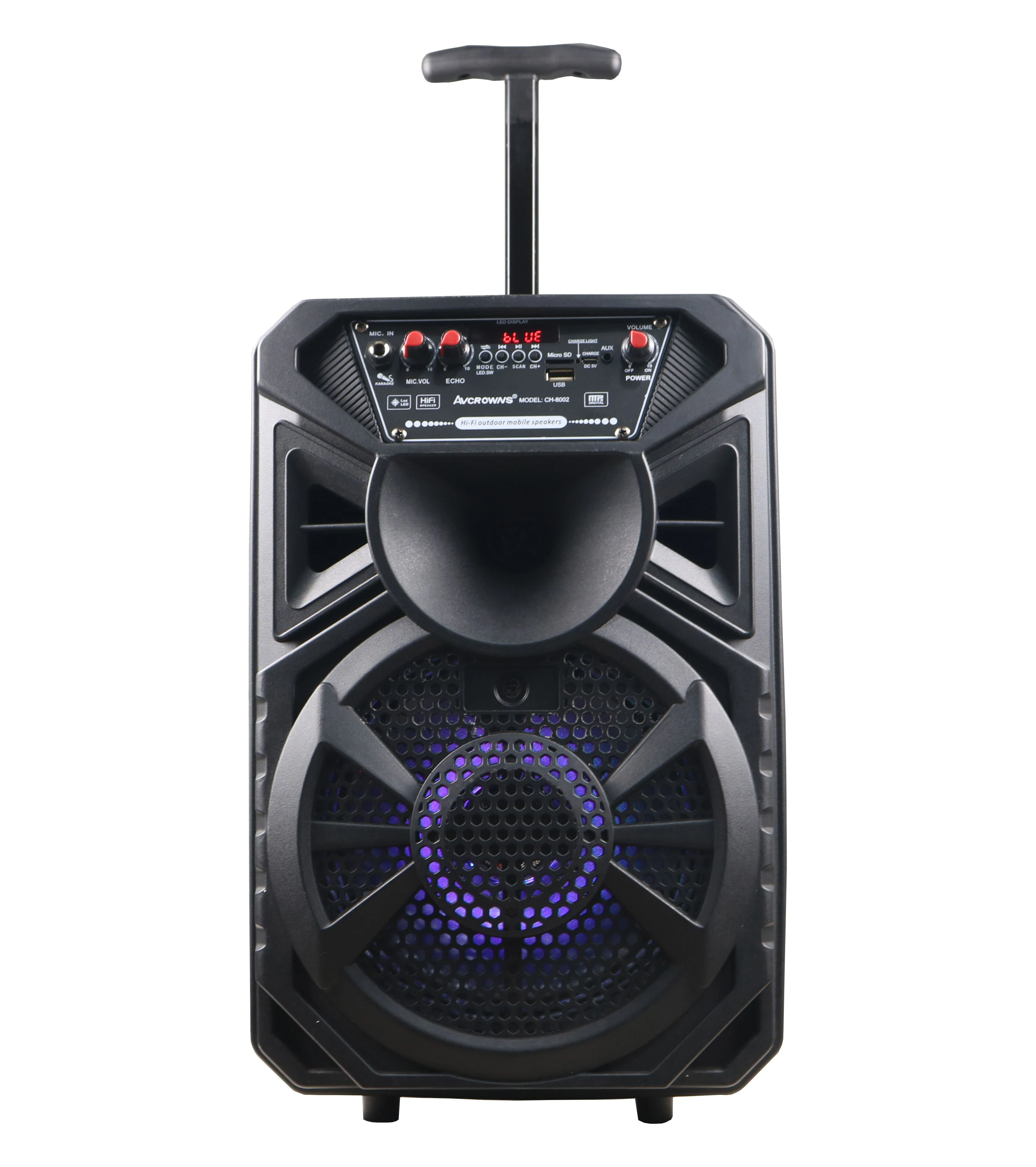 Горячая Распродажа 8 дюймов высокомощные портативные перезаряжаемые Популярные Активные Bluetooth-колонки