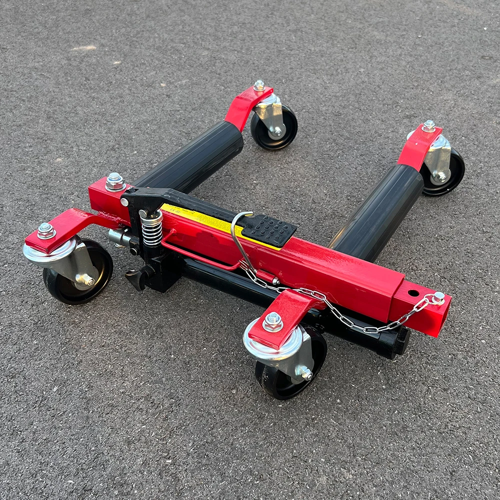 Portable Manual Hydraulic Moving Lift Dolly hydraulic wheel dolly