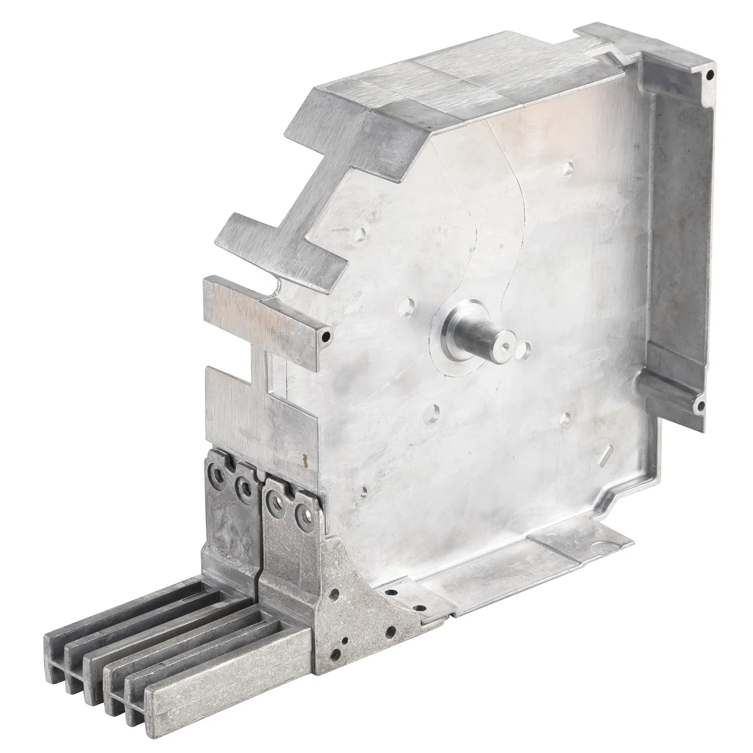 45 degree Aluminum Casting roller shutter side frame cover / end cap for Roller Shutter Door