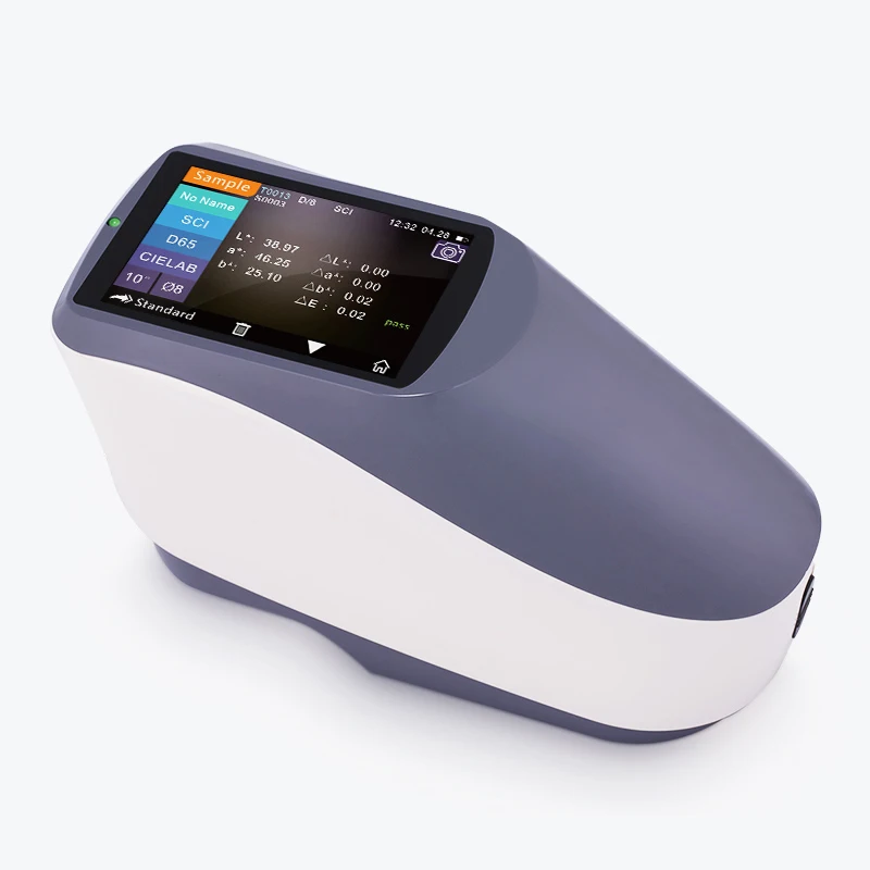 YS4510 Handheld Color Measuring Device CIE LAB Delta E Portable Spectrophotometer 45/0