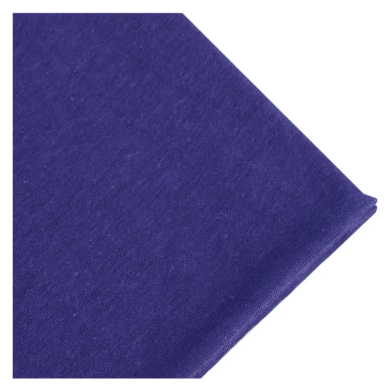 62019-Eco-friendly 30%Hemp 70%Organic Cotton Single Jersey Fabric , Factory Wholesale Knitted Jersey Fabric for Sale