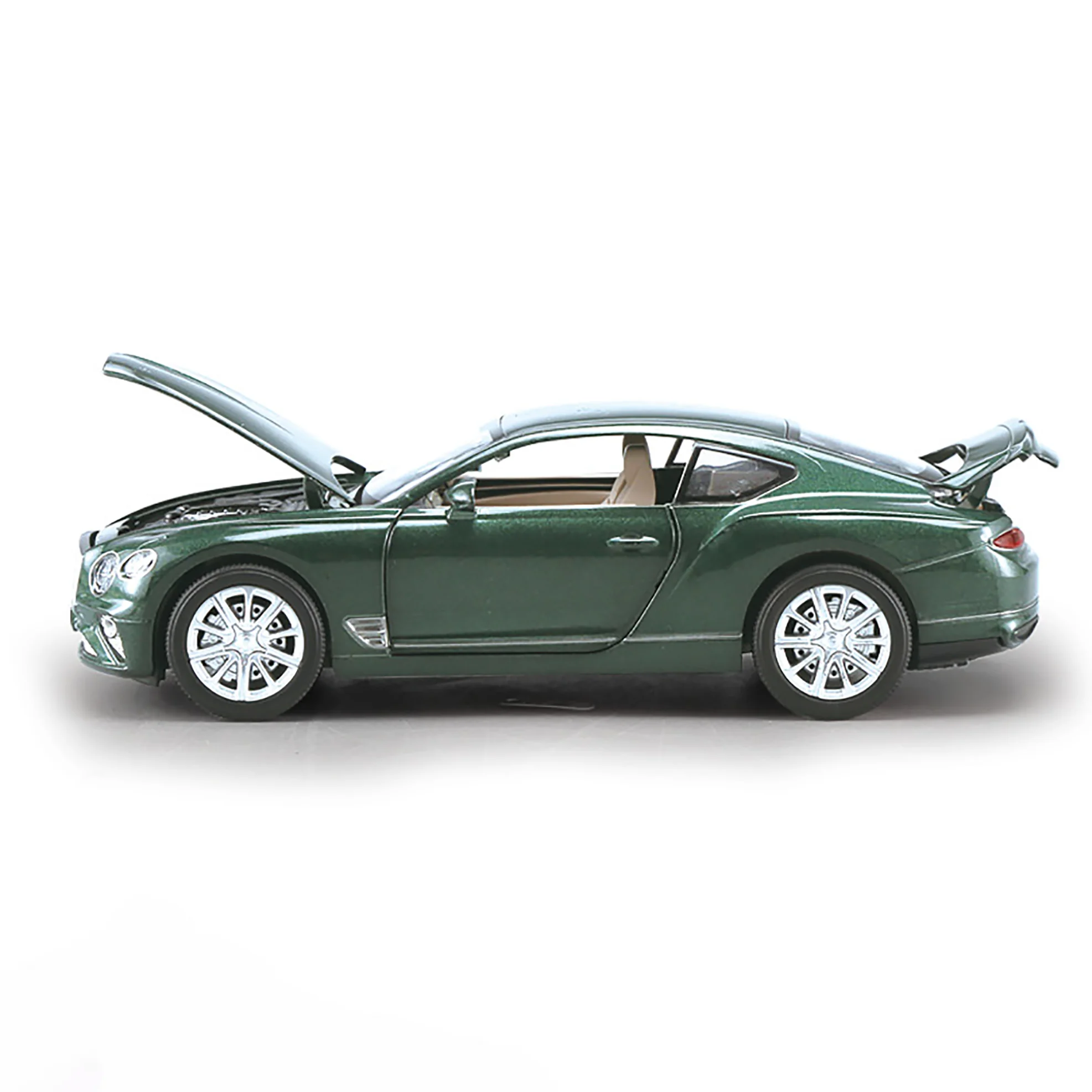 1: 24 Continental Bingley Diecast  Model Cars Pull Back With Simulation Lights And Sound Doors Open Diecast Model Car Toys