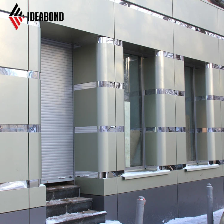 2024 Newly Designed Bendable Cladding Panels ACM Panels Bending Bent To Shape Unbreakable Core PVDF Aluminum Composite Panel