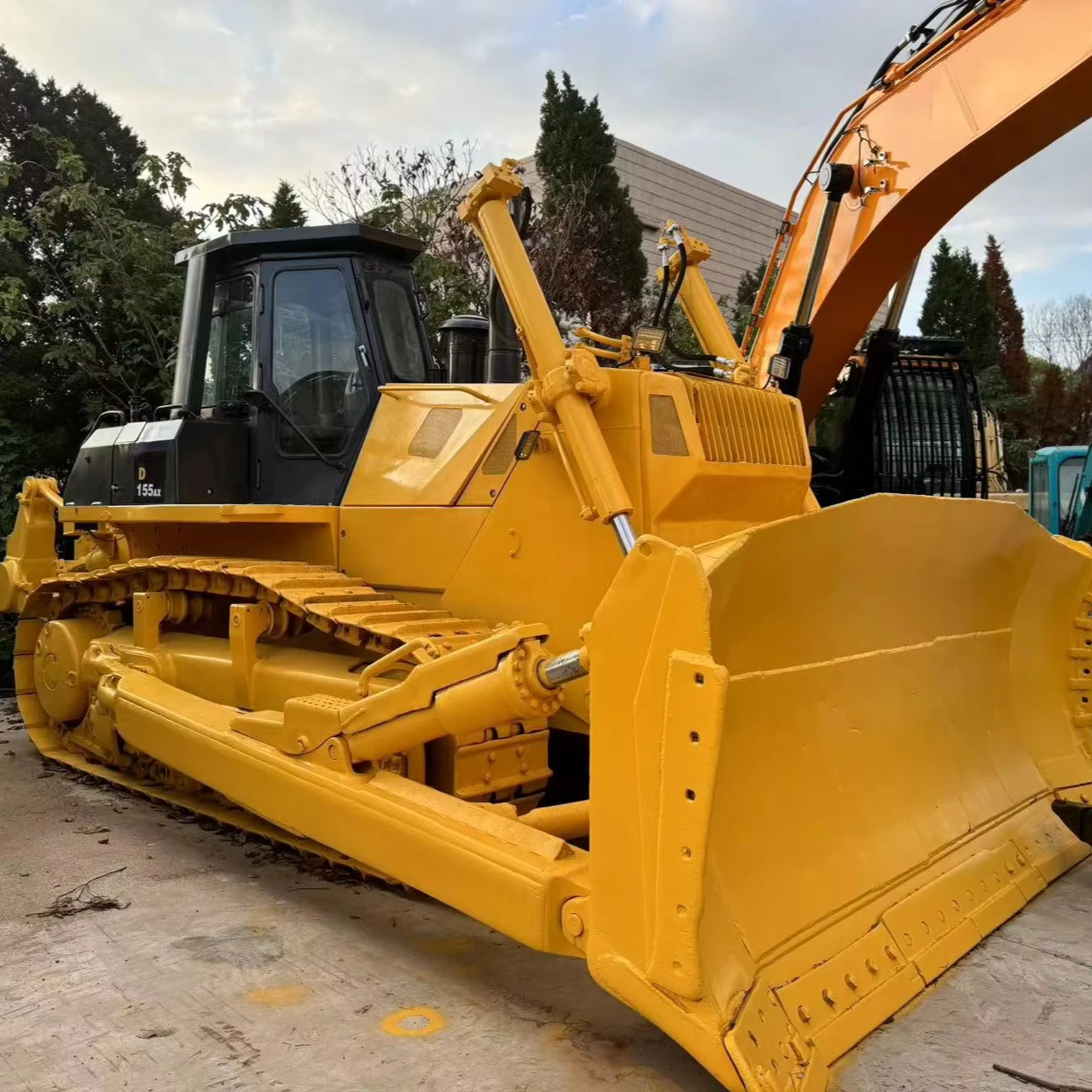 Высококачественный японский бульдозер Komatsu б/у rD155 хорошее состояние d155AX Koamtsu