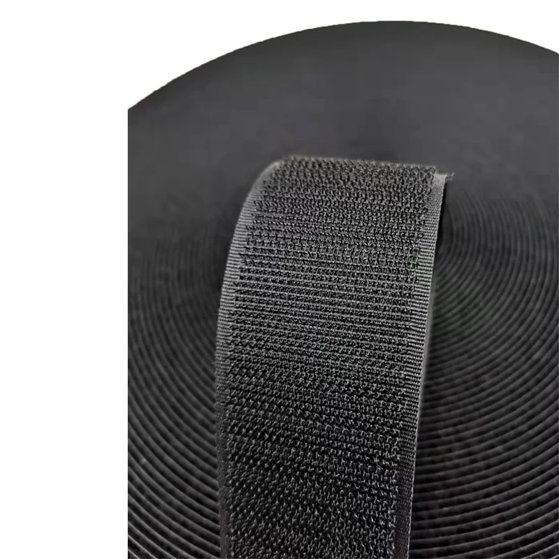 Nylon Injection Hook And Loop Tape Soft Plastic Injection Molded Hook And die cut hook loop fastener tape