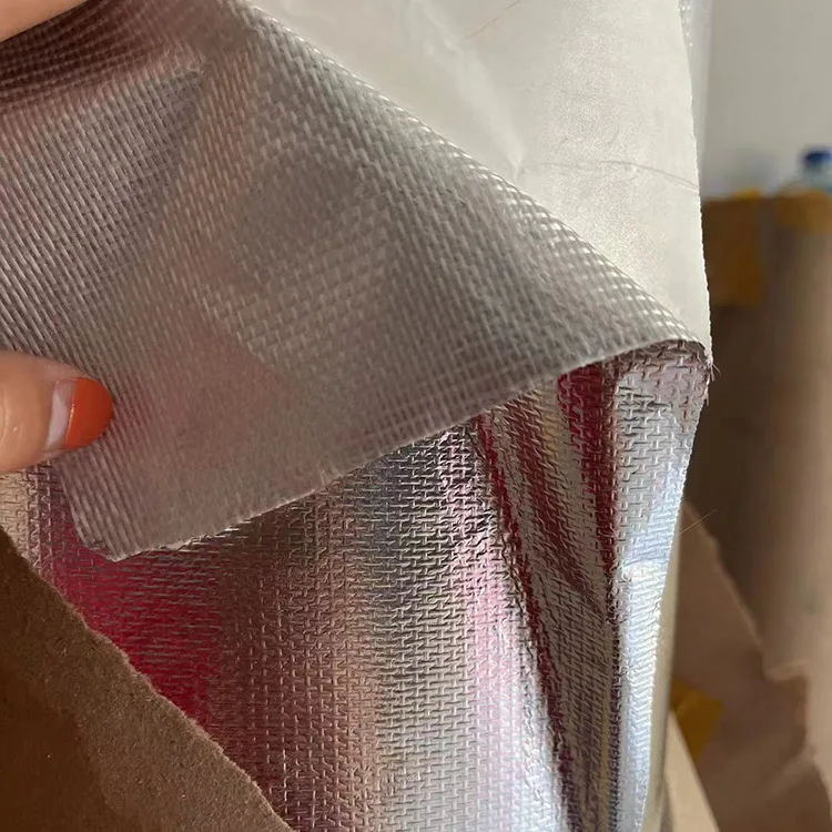 Glass Fiber Cloth Aluminum Foil High Temperature Aluminum Plating Composite Aluminum Foil Flame