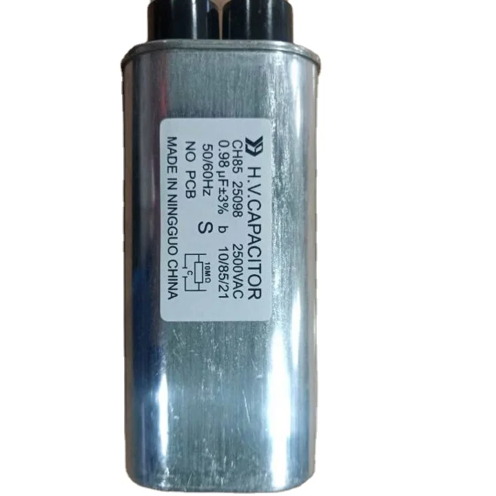 Hot selling 2100v, 2500v capacitor for microwave oven manufacturer