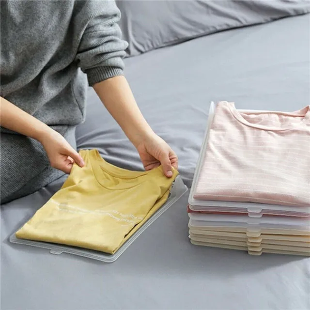 Portable Anti-Wrinkle Storage Racks T Shirt Clothes Folding Board