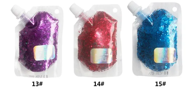 OEM крупные блестки, праздничная Косметика с блестками для лица, тела, ногтей