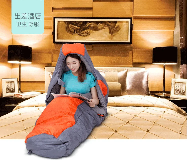Waterproof Lightweight warming camping Mummy Sleeping Bag for walking hiking camping outdoor