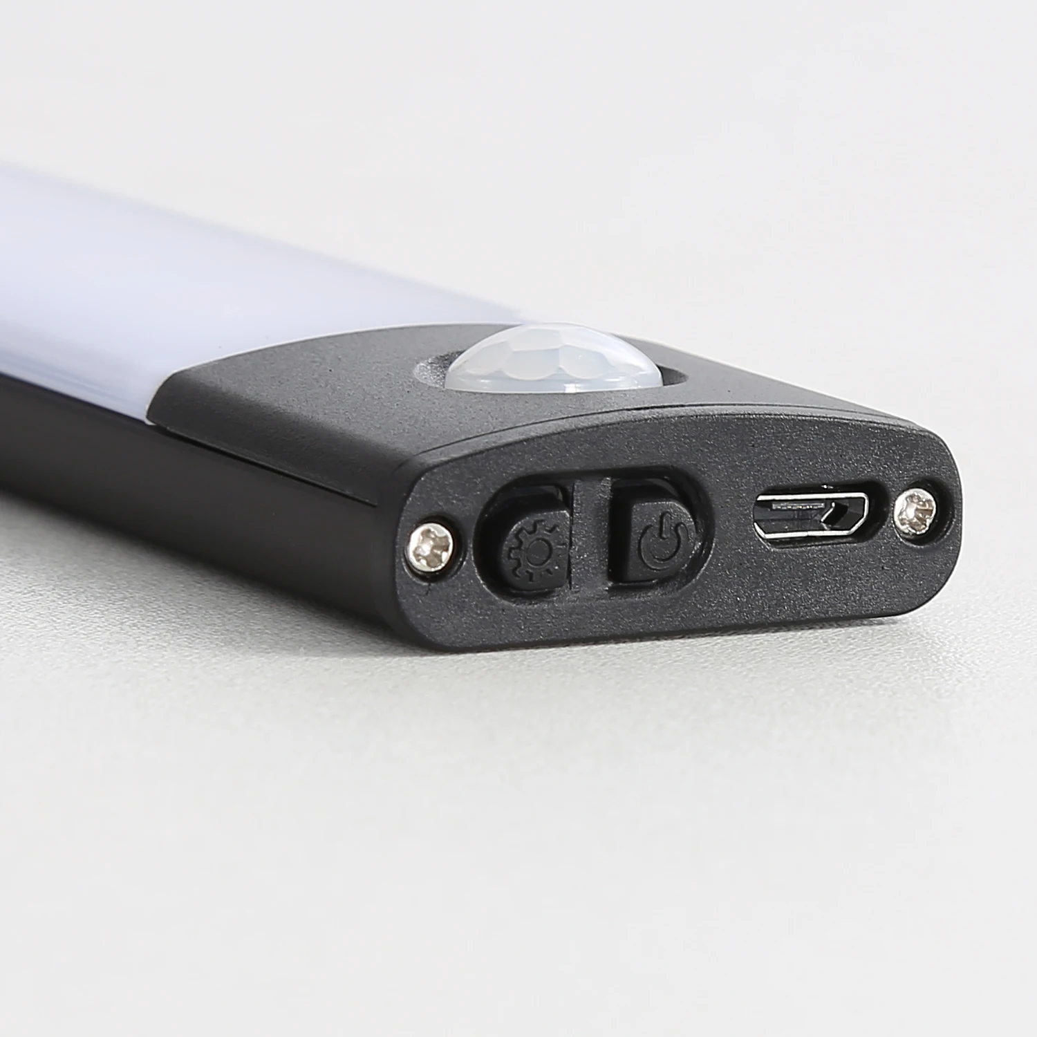 corridor cabinet wardrobe motion sensor light black silver color 3w dimmableled rechargeable under cabinet light for home