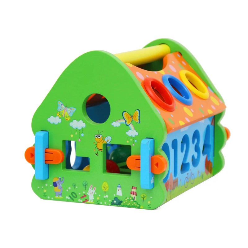 1,2,3,4 Years Old Children Toys Math Learning Educational Shape Digital Matching Kids Toddler Toys Wooden Toys Montessori