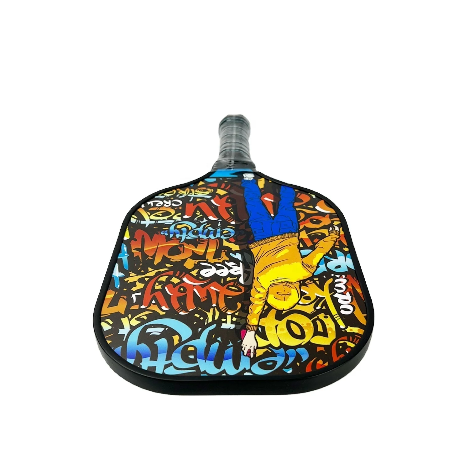 Новый дизайн, 2022 графит с поверхностью из стекловолокна, шаль, лопатка для пиклбола, для взрослых, для спорта