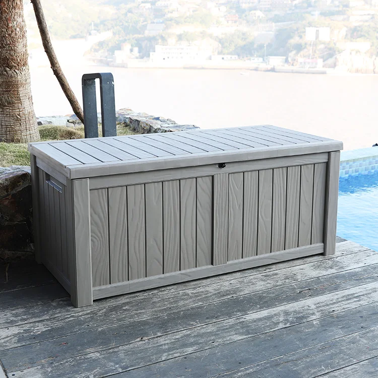Cheap 119 Gallon Garden Waterproof Plastic Deck Box Storage Outdoor
