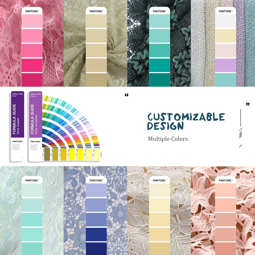 High quality wholesale customized french lace white elastic flower stretch lace fabric for lingerie