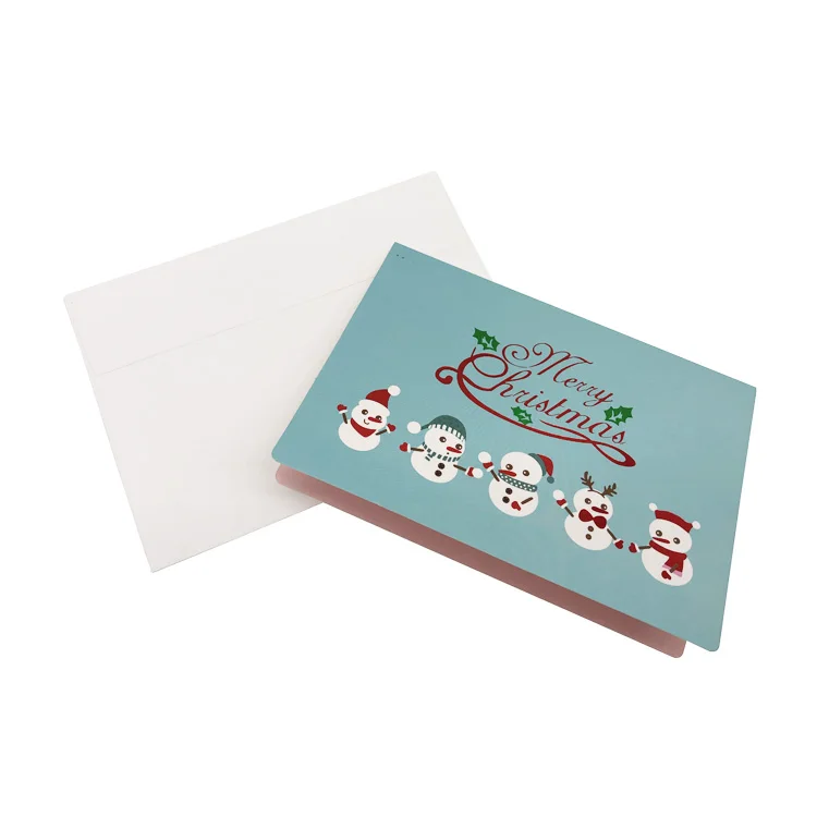 
Custom Printing High Quality Colorful Paper Thank You Gift Greeting Cards With Envelope 