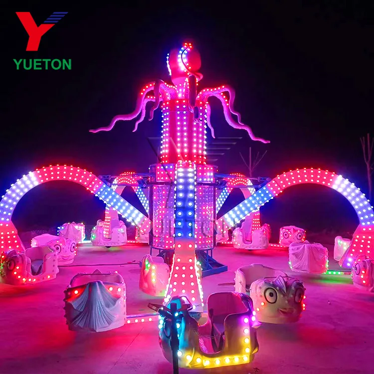 Commercial Grade Common Fair Rides Playground Equipment Polyp Ride