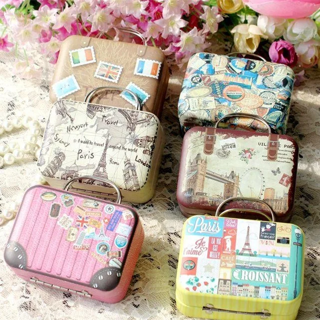 Custom Small Tin Box 75*55*35 mm Mini Metal  Square Tin Box TB092604