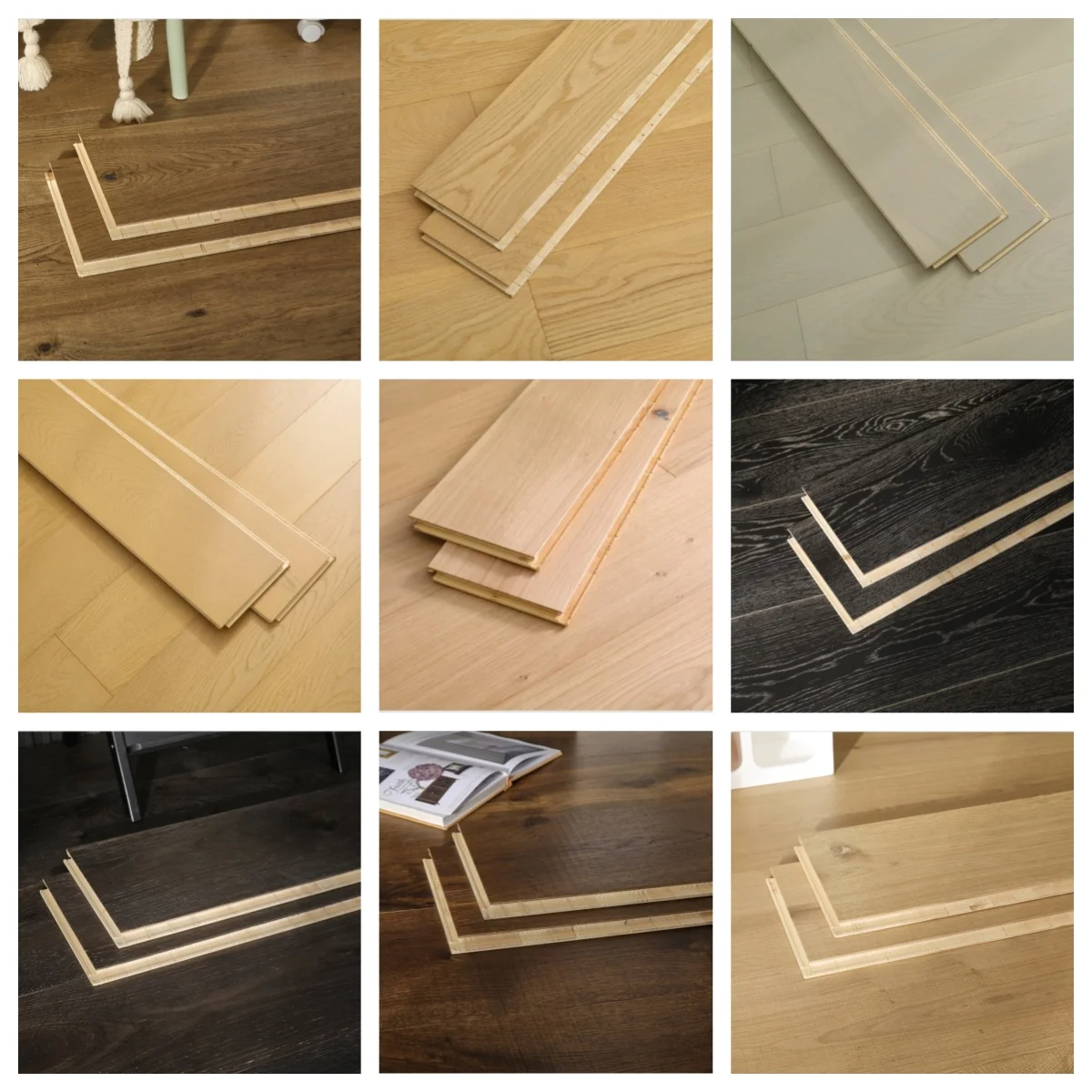 Solid Real Burma Teak Hardwood Flooring Golden Color Genuine Hardwood Solid Wood Flooring Indonesia Teak Wood Flooring