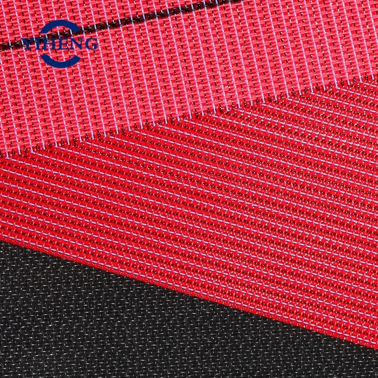 apiral balance weave wire conveyor polyester black spiral mesh belt for printer