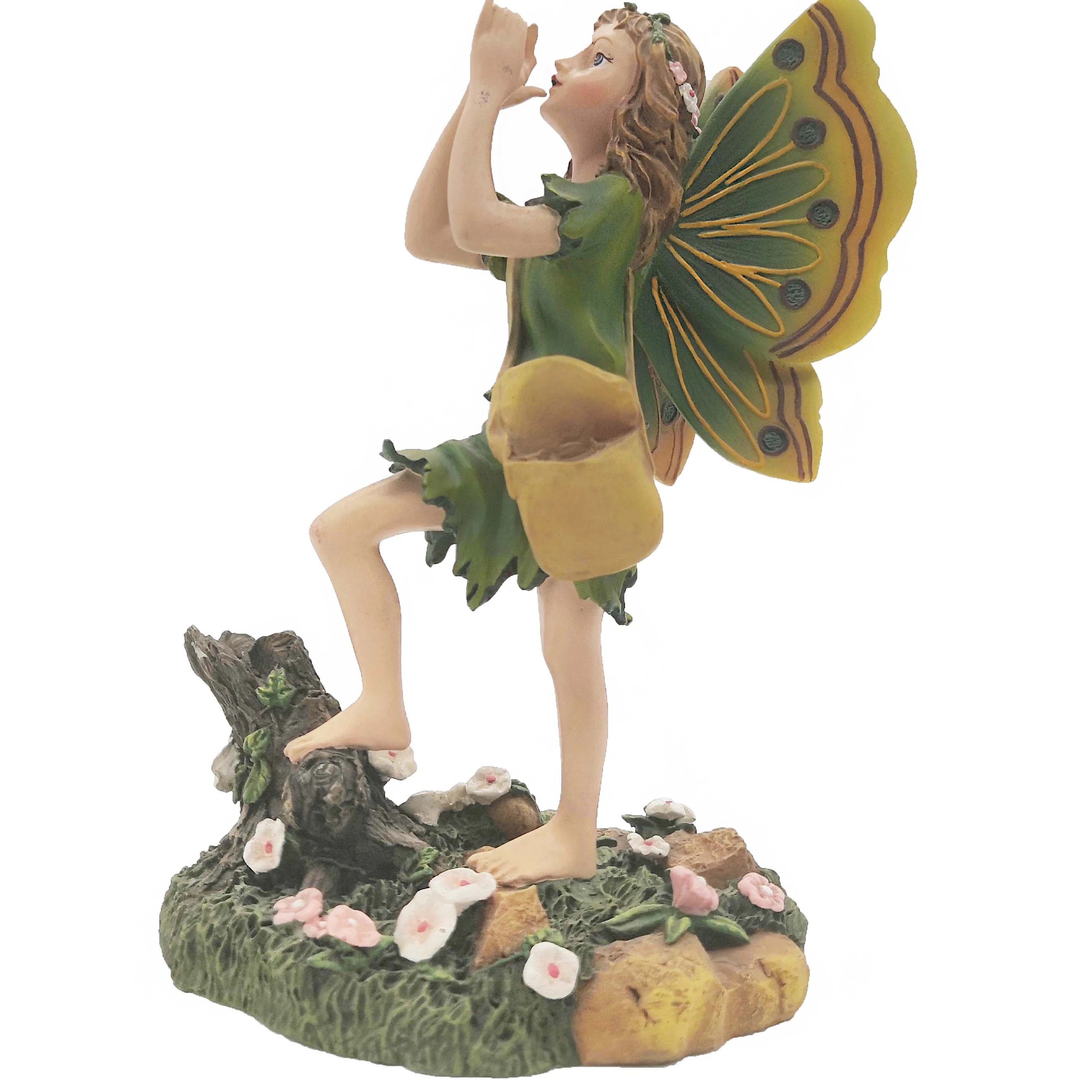 2021 Customized Souvenir Gift 3D polyresin crafts cartoon butterfly girl figure
