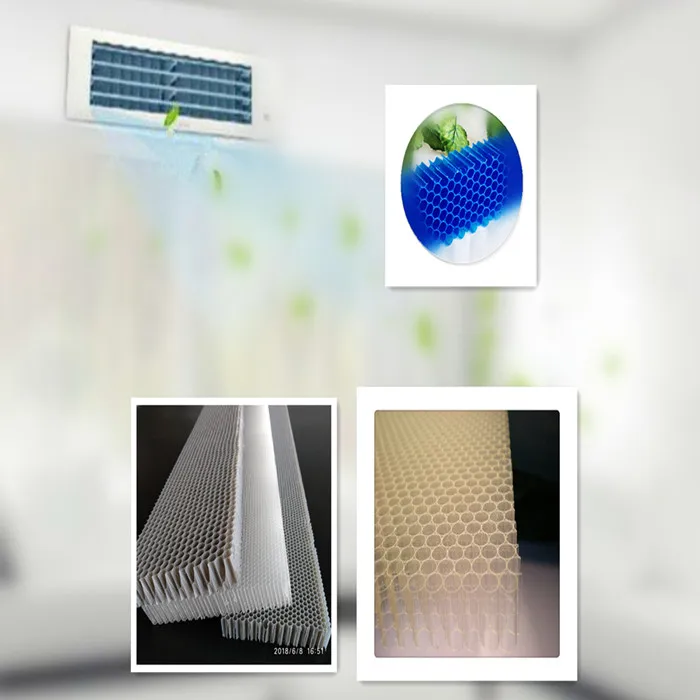 eco-friendly PC honeycomb  air flow stratification  conditioner or refrigerator showcase etc