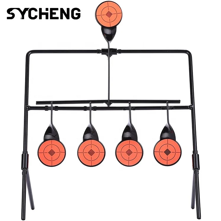 Sycheng Indoor and outdoor competitive shooting rotating shooting target steel metal practice range target