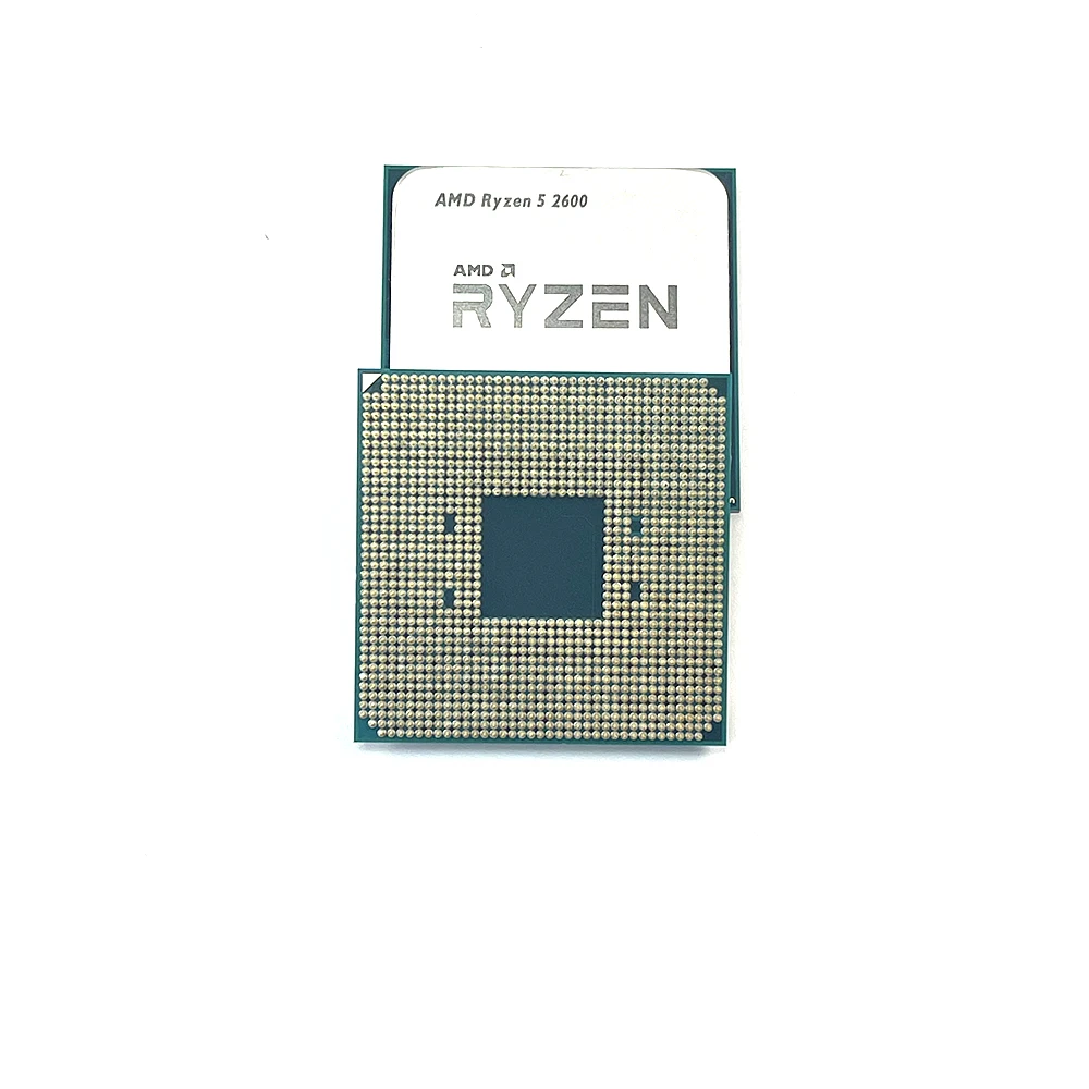 Процессор AMD Ryzen 5 2600 R5 AM4 3 4 ГГц шестиядерный двенадцатиядерный 65 Вт 12 нм YD2600BBM6IAF