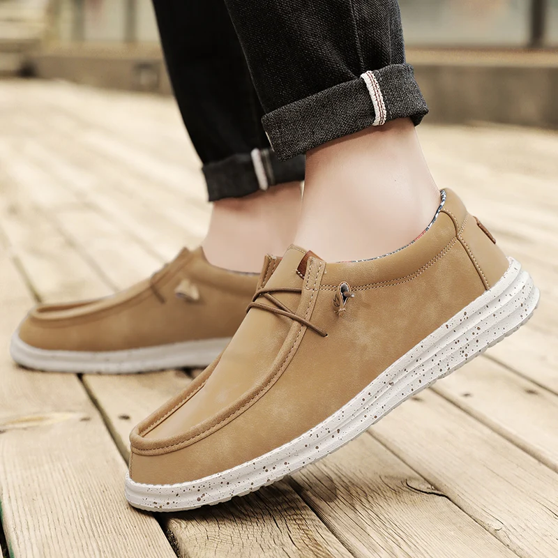 2023 Dudes Loafer Custom Men Boat Shoes Flat Other Trendy Casual Walking Style Slip on Boat Shoes for Men