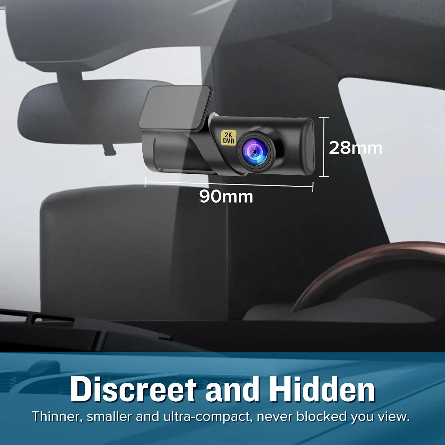 E-Too Factory Price 130 Degree Wide Angle Dash Cam EDR Night Vision Dash Cam Car DVR Black Box With WIFI 24 Hour Parking Monitor