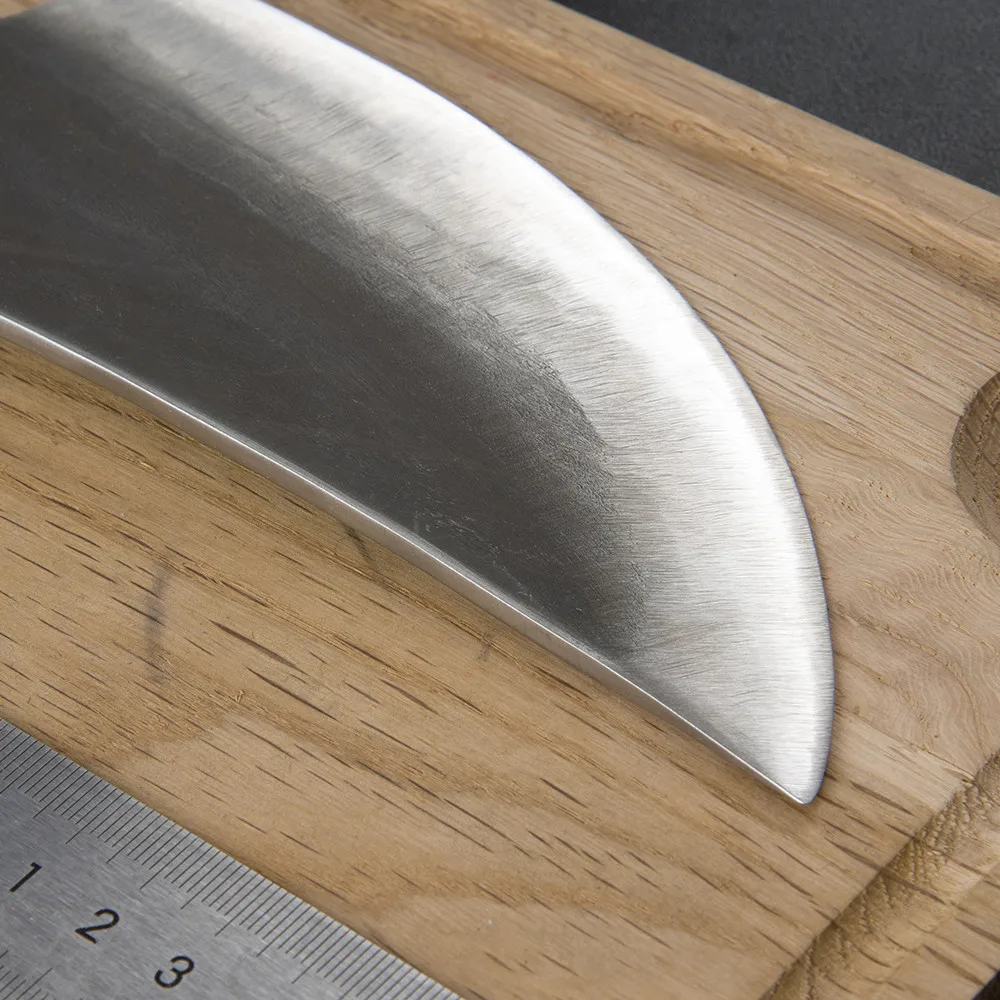 Xingye Yangjiang Factory full tang 5.5 inch hand forged hunting butcher meat cutting knife handmade with leather sheath