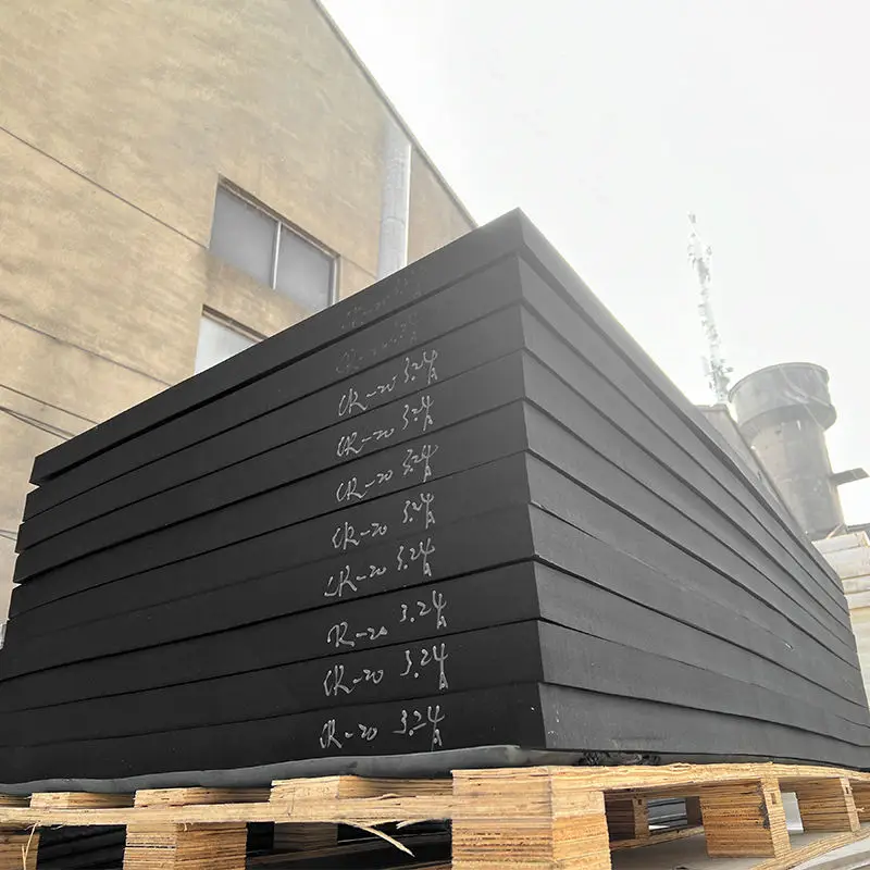 Customized EPDM NBR 2mm 3mm 5mm 10mm Black CR Neoprene Rubber Sheet