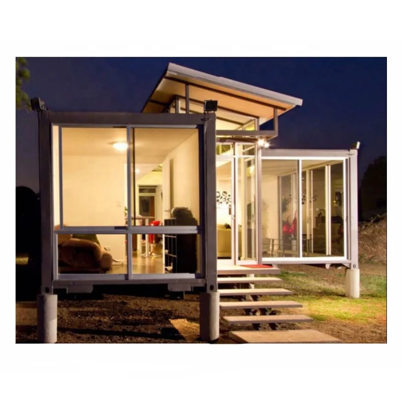 prefabricated orange container shipping house