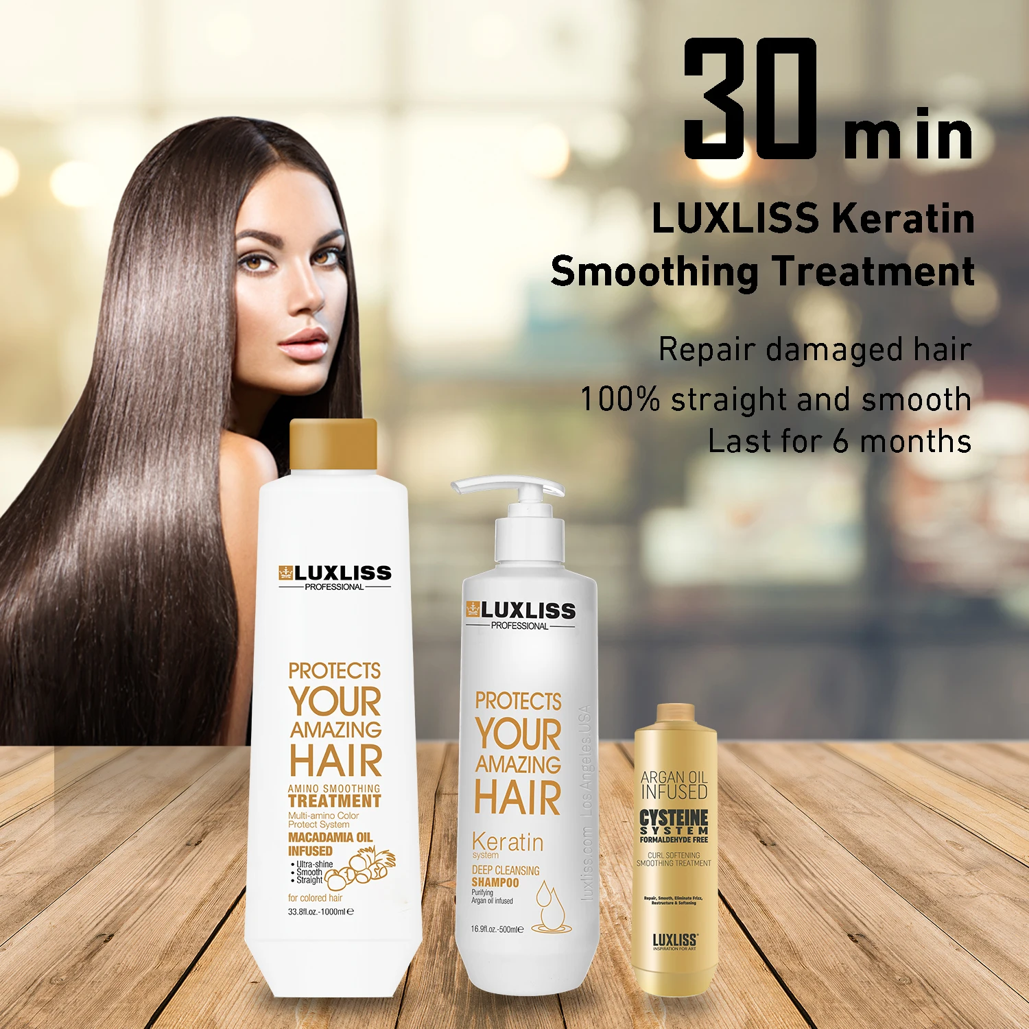 Luxliss система цистеина лечение сглаживания смягчение уменьшение изгибов 0% формальдегид