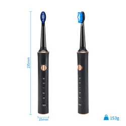 5 режимов уход за полостью рта автоматическая высокой мощности перезаряжаемые зубная щетка IPX7 водостойкая электрическая машинка для стрижки Sonic зубная щетка