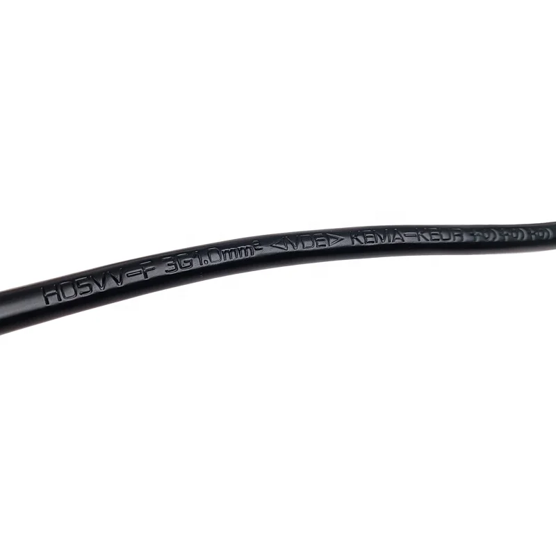 CEE7/7 Schuko Plug Power Cord with IEC C13 Connector, Complete Certificate